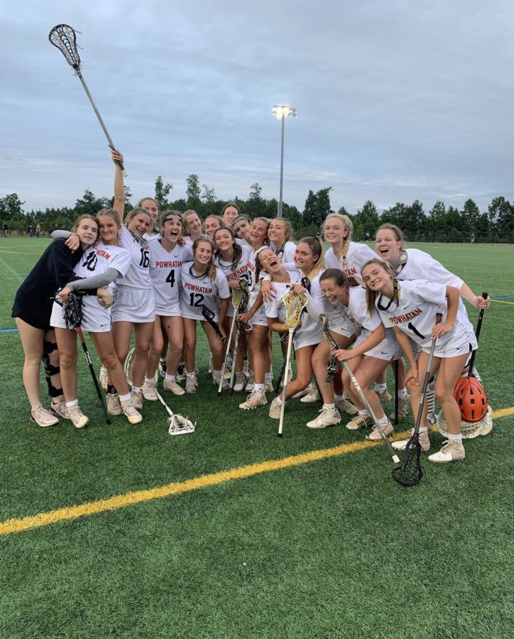 Powhatans girls lacrosse team scores their way to a perfect record