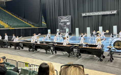 Powhatan High School Varsity Percussion performing their show Dreamscape