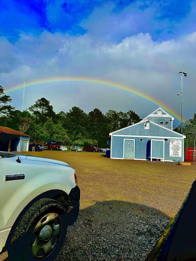 Rainbow at PYAA Fields on May 3rd