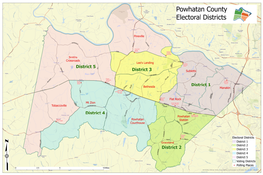 Where to vote in Powhatan on Election Day