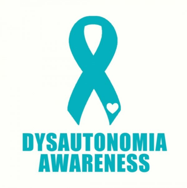 The color for dysautonomia is turquoise.