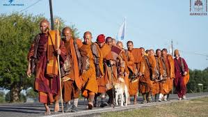 Monks Walk For Peace